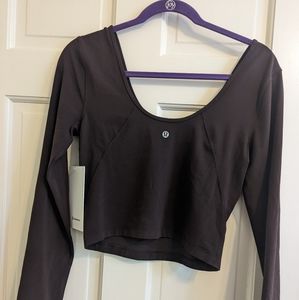 Lululemon long sleeve crop top